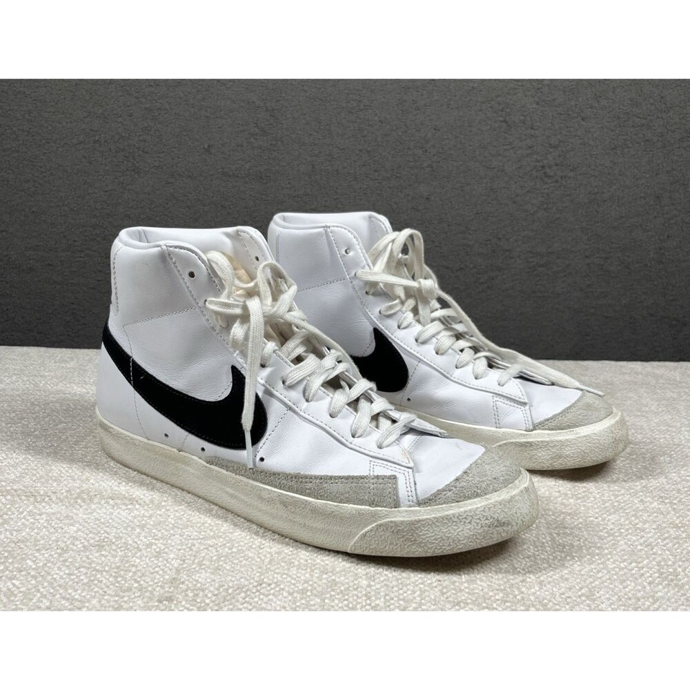 Nike Blazer Mid '77 White Black CZ1055-100 Women’s Sz 12/Men’s Sz 10.5
